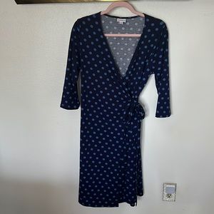 LulaRoe Women's Blue Polka Dress
